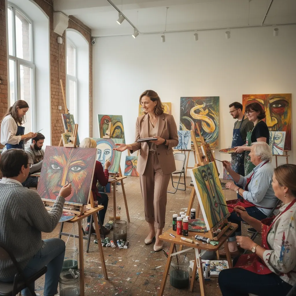 Iedvesmojoša ainava, kas simbolizē ceļu uz iekšējo mieru un dzīves mērķa atrašanu.